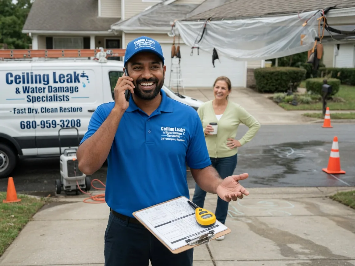Ceiling Leak Cleanup Vera, OK FAQs